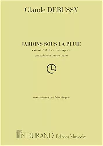 Jardins Sous La Pluie, Extrait N, 3 De Estampes [Broché] Claude Debussy