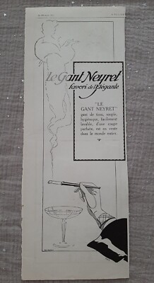 Old paper advertisement de 1925 Publicité de presse ancienne Barclay 