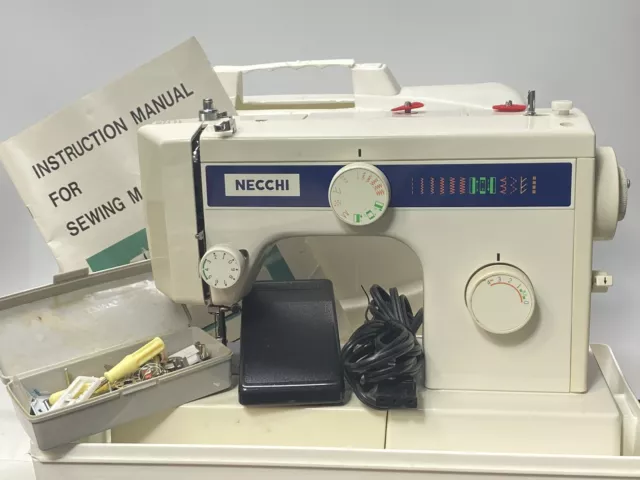 NECCHI SEWLINE 20 LEATHER AND FABRIC SEMI INDUSTRIAL HEAVY DUTY SEWING  MACHINE