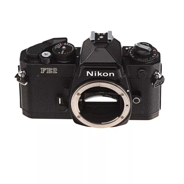 Nikon FE2 35mm Film SLR Manual Focus Camera Body Black