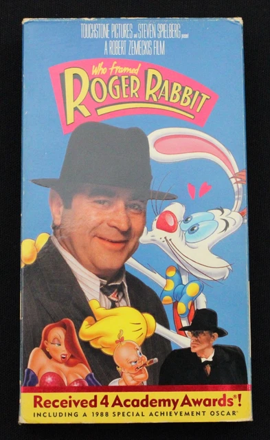 WHO FRAMED ROGER Rabbit, VHS Tape Steven Spielberg Bob Hoskins ...