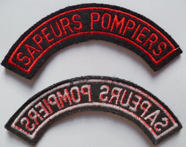 Ecusson Sapeurs Pompiers brodé