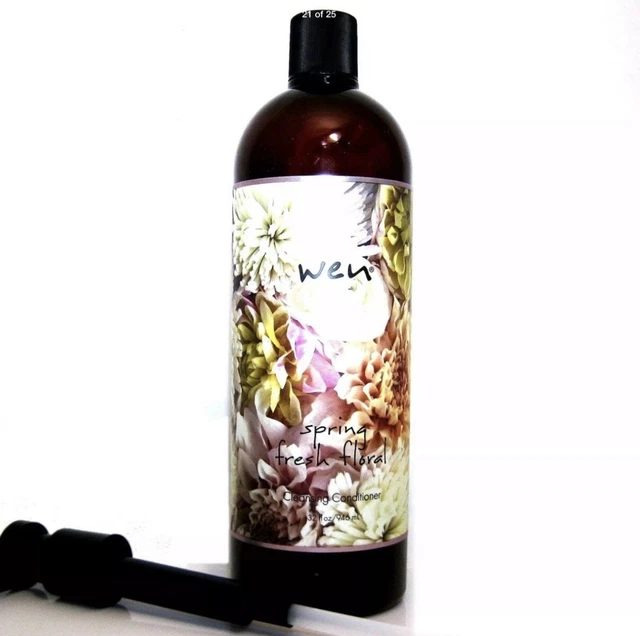 WEN SPRING FRESH FLORAL CLEANSING CONDITIONER 32oz Sealed With Pump