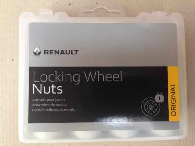 jeu d ecrous antivol M12 Renault Twingo Clio Megane Capture Scenic Kadjar