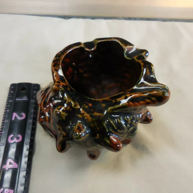 Vintage Ceramic Conch Shell Ashtray Sea Nautical Beach House Bar Decor