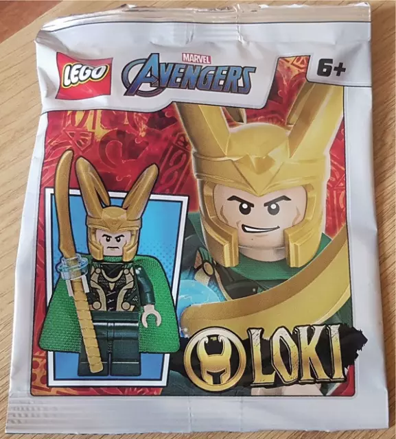 LEGO - Marvel Avengers - Loki - MiniFigure Set -  242211 - New & Sealed - sh644
