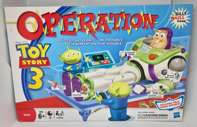 Toy Story  Operation Disney Pixar Hasbro Complete Tested Working 2009 board game