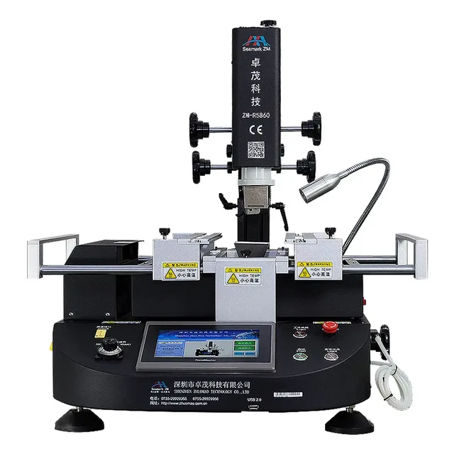 Hot Air BGA Rework Station 3-Zone Heater Motherboard Chip Repair Station 220v