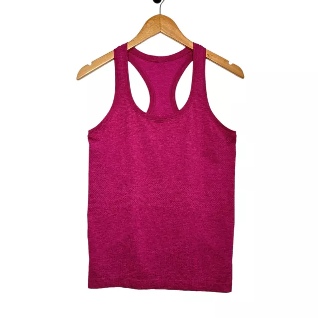 Lululemon Womens Swiftly Tech Racerback Tank Top Sz 6 Pink Running Activewear