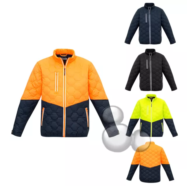 Mens Puffer Jacket Size XXS XS S M L XL 2XL 3XL 4XL 5XL 7XL Hi Vis Work Viz