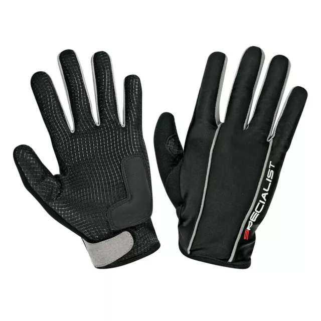 Guantes Largo Da Bici Bicicleta Para MTB Calle Ciclismo Touch Pantalla Negros, L