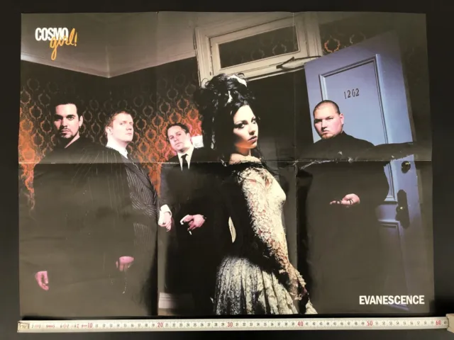 Evanescence b/w Orlando Bloom Turkish Cosmo Girl magazine promo poster