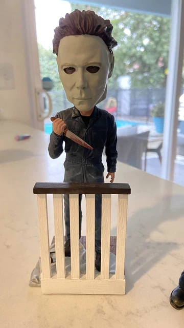 Royal Bobbles Halloween Michael Myers Bobblehead Figurine Mezco 8” Figure Lot 2