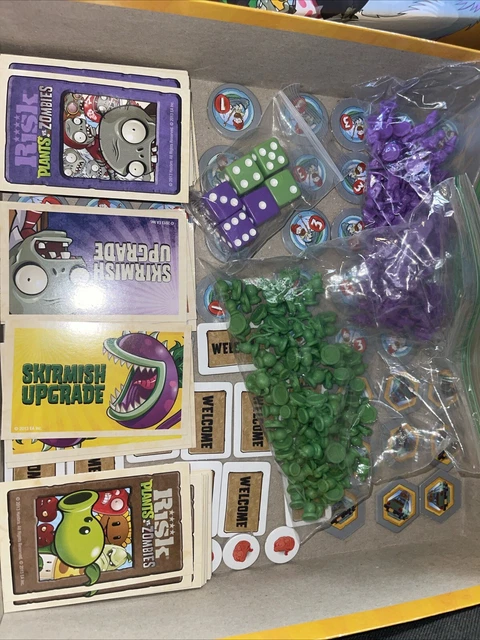 RISK PLANTS VS Zombies Replacement game pieces Complete Cards Read ...