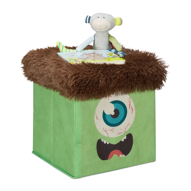Sgabello seggiolino bambini deposito, scatola giocattoli, sgabello cameretta bambini, cubo sedile