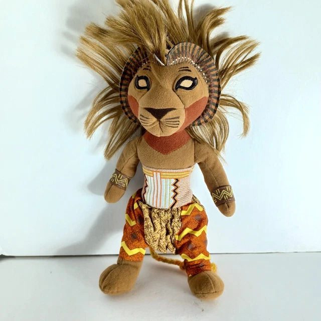 DISNEY'S THE LION King Broadway Musical Simba Plush Collectible Toy 7.