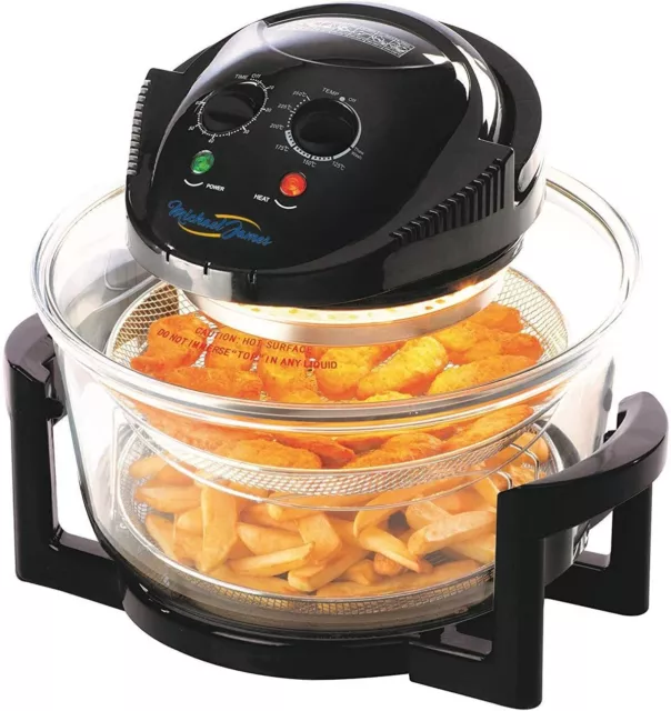 Michael James 17 Litre Halogen Convection Oven, Air Fryer with Extender Ring 2