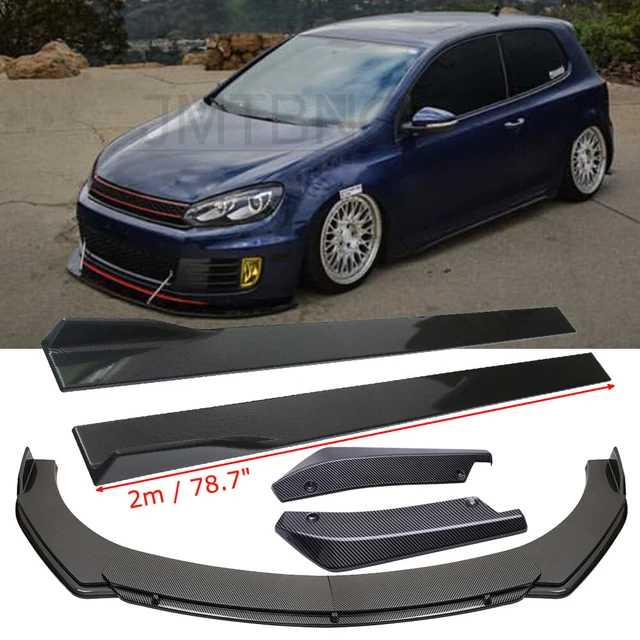 FOR VW GOLF MK5 MK6 MK7 MK7.5 GTI Side Skirt Front & Rear Bumper Lip ...