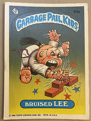 1986 Topps Garbage Pail Kids GPK Sticker Series 3 #94a🥋 Bruised LEE 🥋