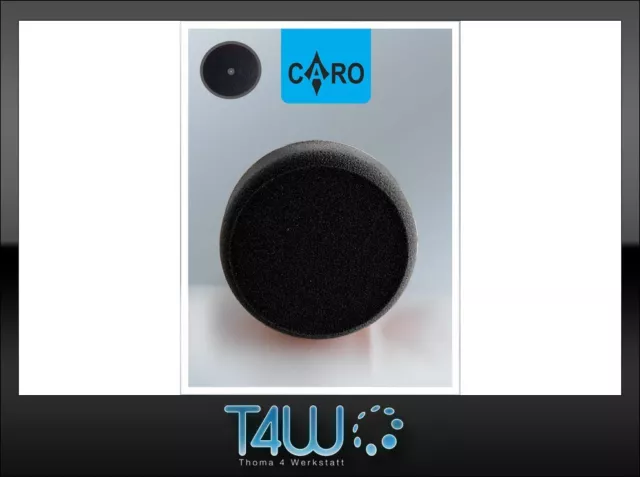 T4W CARO Polishing pad sponge 150×50 mm /  black (soft)