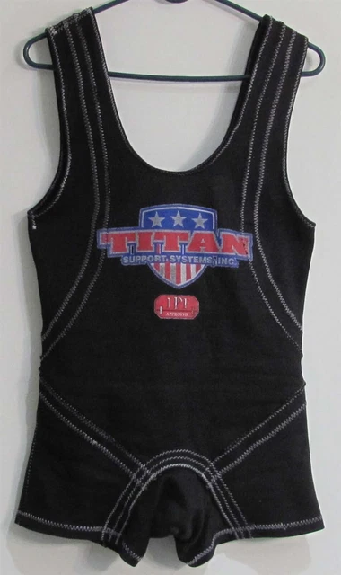 Titan Custom Super Centurion Squat Suit W/S Black (for 148 lifter) Lightly Used