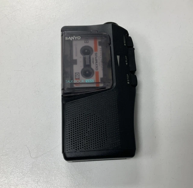 SANYO TRC525M TALKBOOK VAS Microcassette Dictaphone With Micro