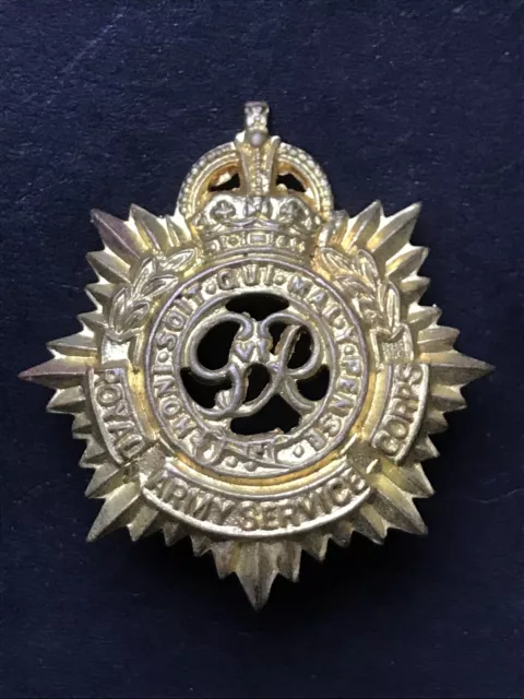 Royal Army Service Corps RASC Collar Badge