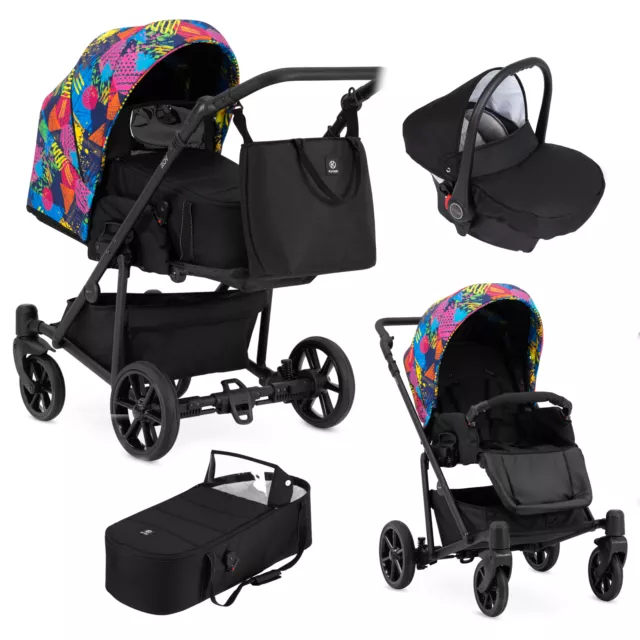 Kinderwagen Kombikinderwagen Set Alles in einem ROYAL 16 Farben by Lux4Kids