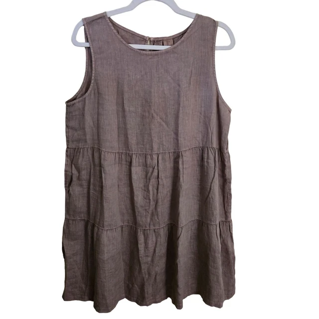 chinese dress ladies The Fête Linen Dress in Black – Sold Out NYC main image 0
