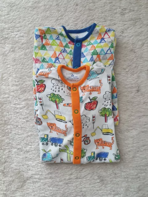 Baby Boys NEXT Sleepsuits Size Upto 3 Months