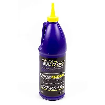 Royal Purple Roy01301 75W140 Max Gear Oil 1 Qt Gear Oil, Max Gear, 75W140, Limit