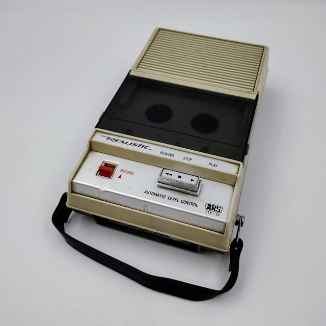 VINTAGE RADIO SHACK Realistic Cassette Tape Recorder Model CTR23