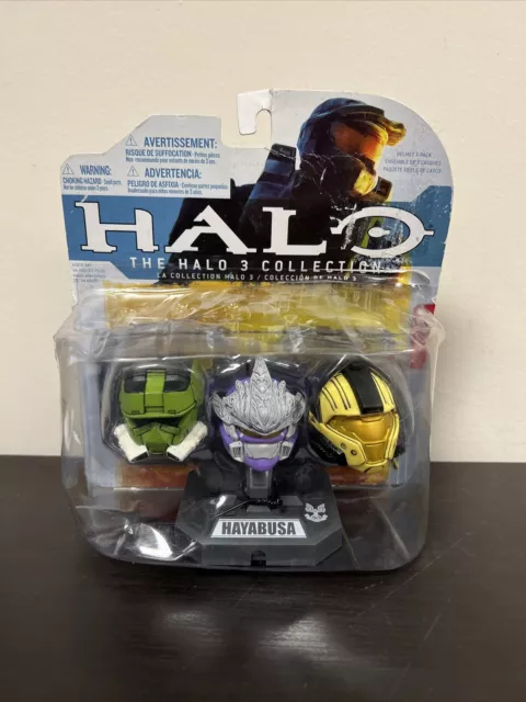 Halo 3 Collection 3 Pack Mini Helmet's EOD, CQB, Hayabusa McFarland Toys Set