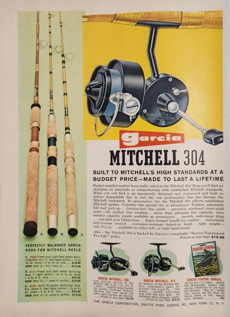 Moulinet De Pêche Mer Vintage Captain Mitchell 624 - Multiplicateur, Fabriqué En France