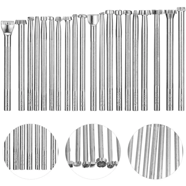 20 pz strumenti di stampaggio stampo per crafting stampa punzone goffratore