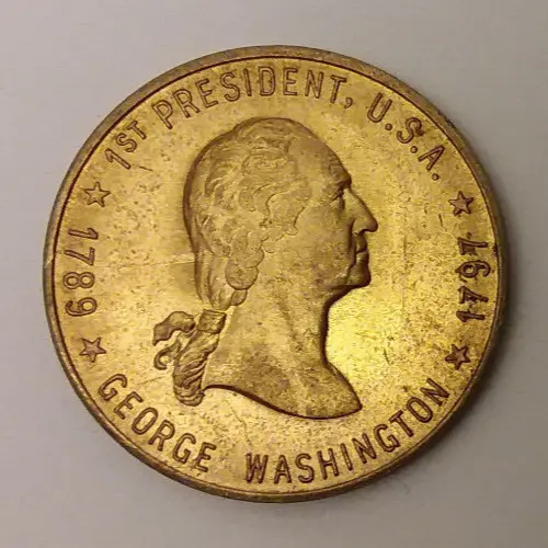 George Washington 1st President Coin Medal Token 28mm
