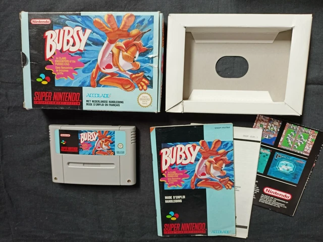 Bubsy FAH Super Nintendo  snes envoi rapide et suivi