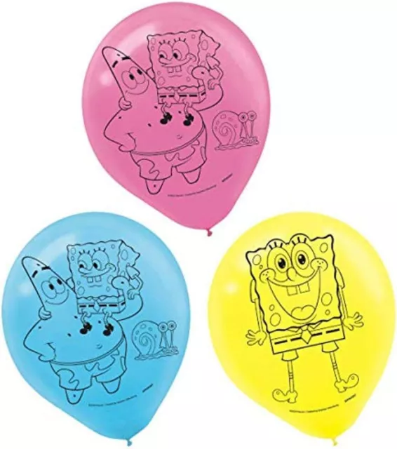 Spongebob Slime Happy Birthday Party balloons Decoration Supplies 