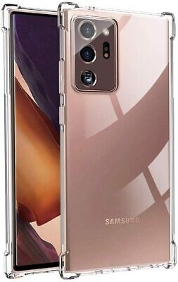Samsung Galaxy Note20 Ultra Housse Etui Coque renforcé Silicone [Transparent]
