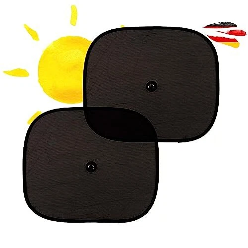 Lot de 2 Pare-Soleil pour Voiture avec Protection UV UPF pour bébés et Enfant...