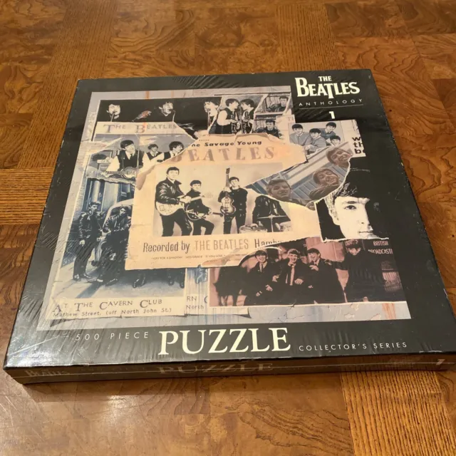 NEW 19"  500 Piece USAopoly The Beatles Anthology 1 Collectors Series Puzzle 1