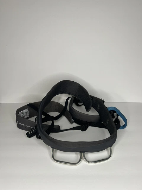 Black Diamond Graphite Momentum Rock Climbing Harness Medium 33”-36”