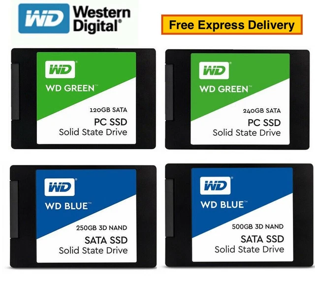 WD GREEN BLUE Internal Solid State Drive SATA 240GB 500G 1TB 2TB SSD ...