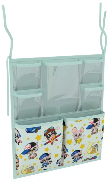 Hanging Organizer / Caddy for Boy's Crib, Changing Table, Diapers, Toys, New