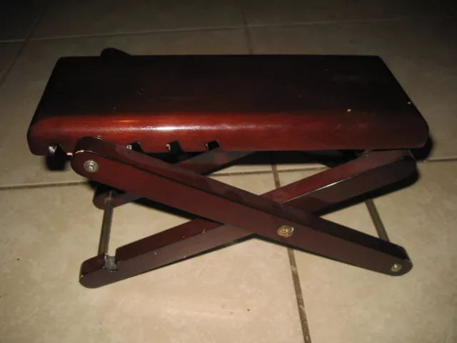 Stagg Classical Guitar Foot Rest Mahogony Wood Folding Footstool~FOS A1~5 Posit.