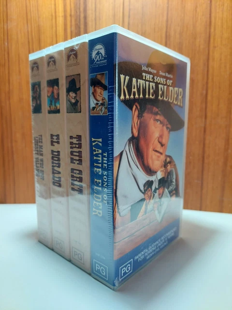 JOHN WAYNE COLLECTOR Western movie VHS set $15.00 - PicClick AU