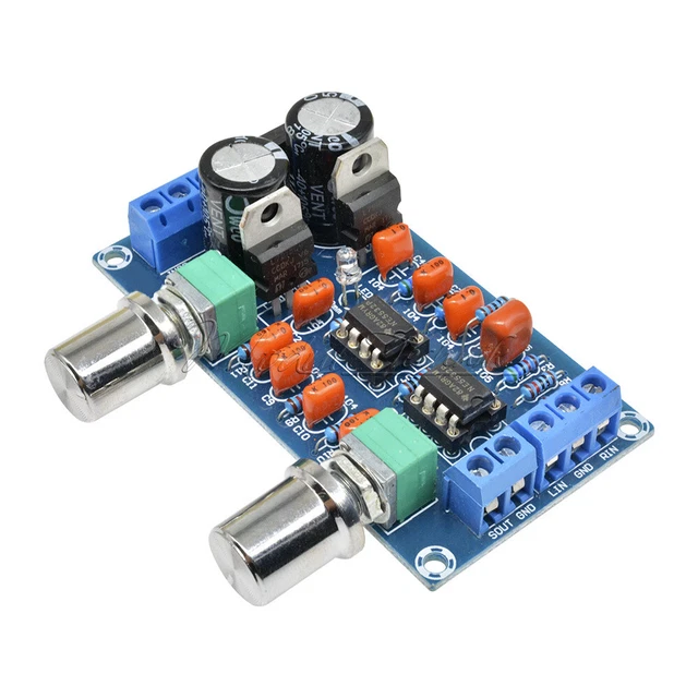 NE5532 Low-Pass Filter Subwoofer Preamp Board For Amplifier – AC 9V To 15V