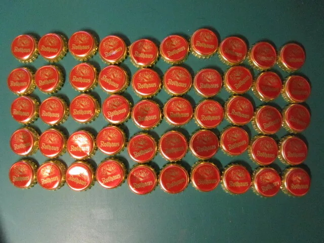 50 KK Rothaus Pils Bottle Caps Kronenkorken Kronkorken sammeln,Mosaik,basteln 5