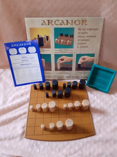 Jeu Arcanor En Bois Par Dujardin - 1994 - Complet - Fabriqué En France