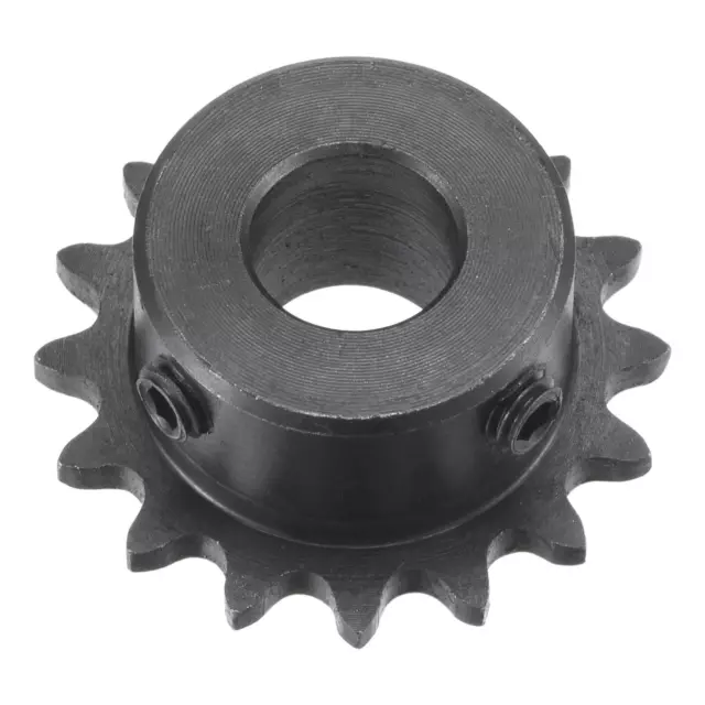 16 Teeth Sprocket 1/4" Pitch, 10mm Bore Carbon Steel with Set Screws